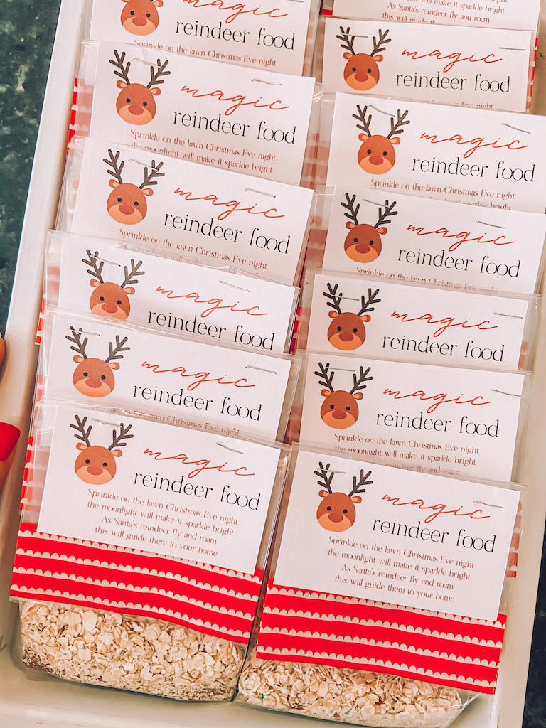 diy reindeer food free printable - easy kid activity -